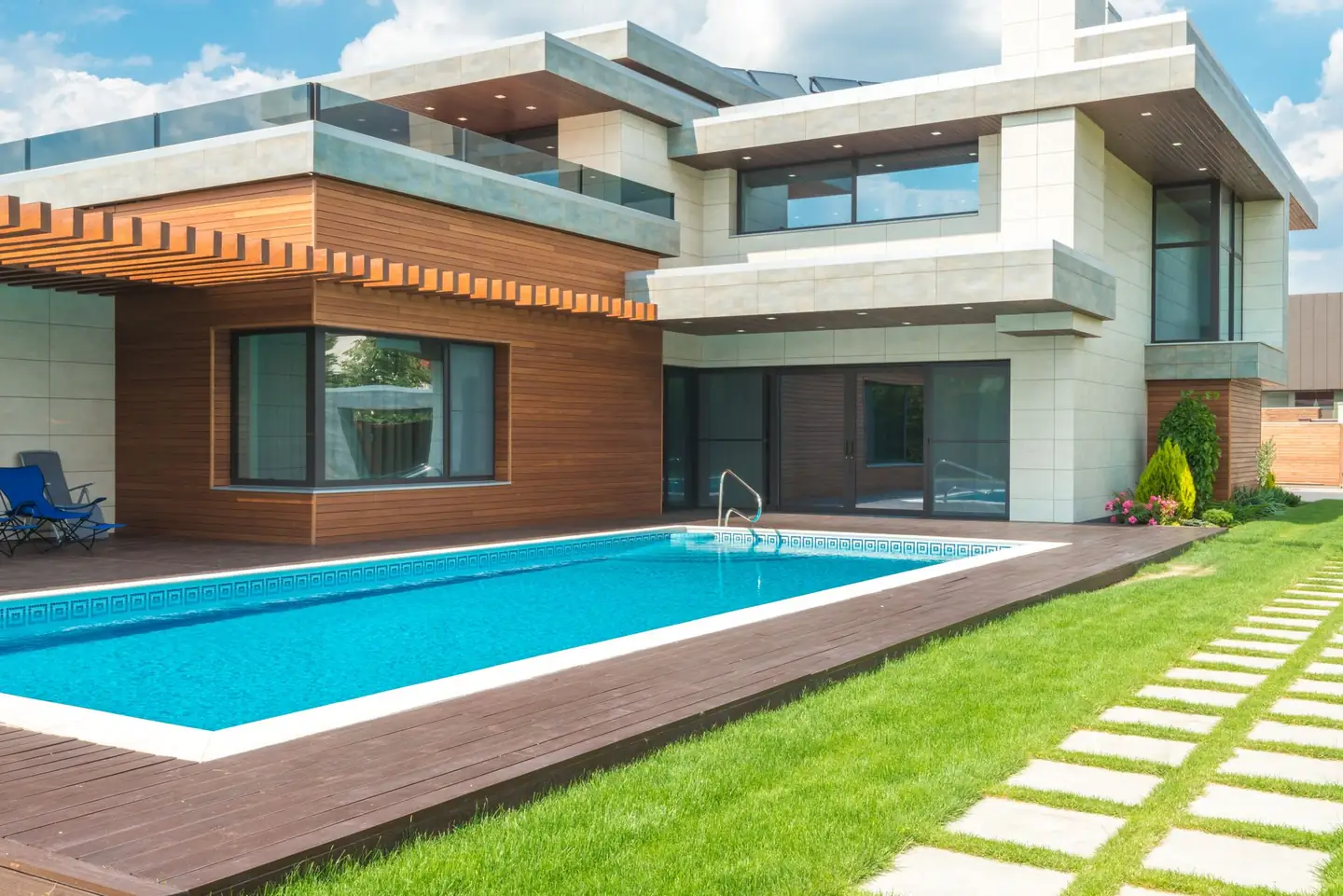 Swimming pool built in Hornsby Heights, NSW